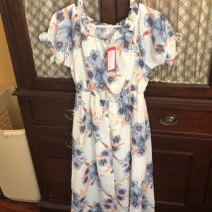 Off Shoulder Low High Dress